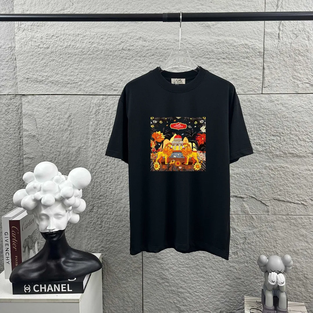 Herme* * 2026 New Arrival Classic T Same Style ：Black White Gray Size： S （90-130 ） M （120-150 ） L （140-165 ） XL （160-180 ） XXL （180-210 ）